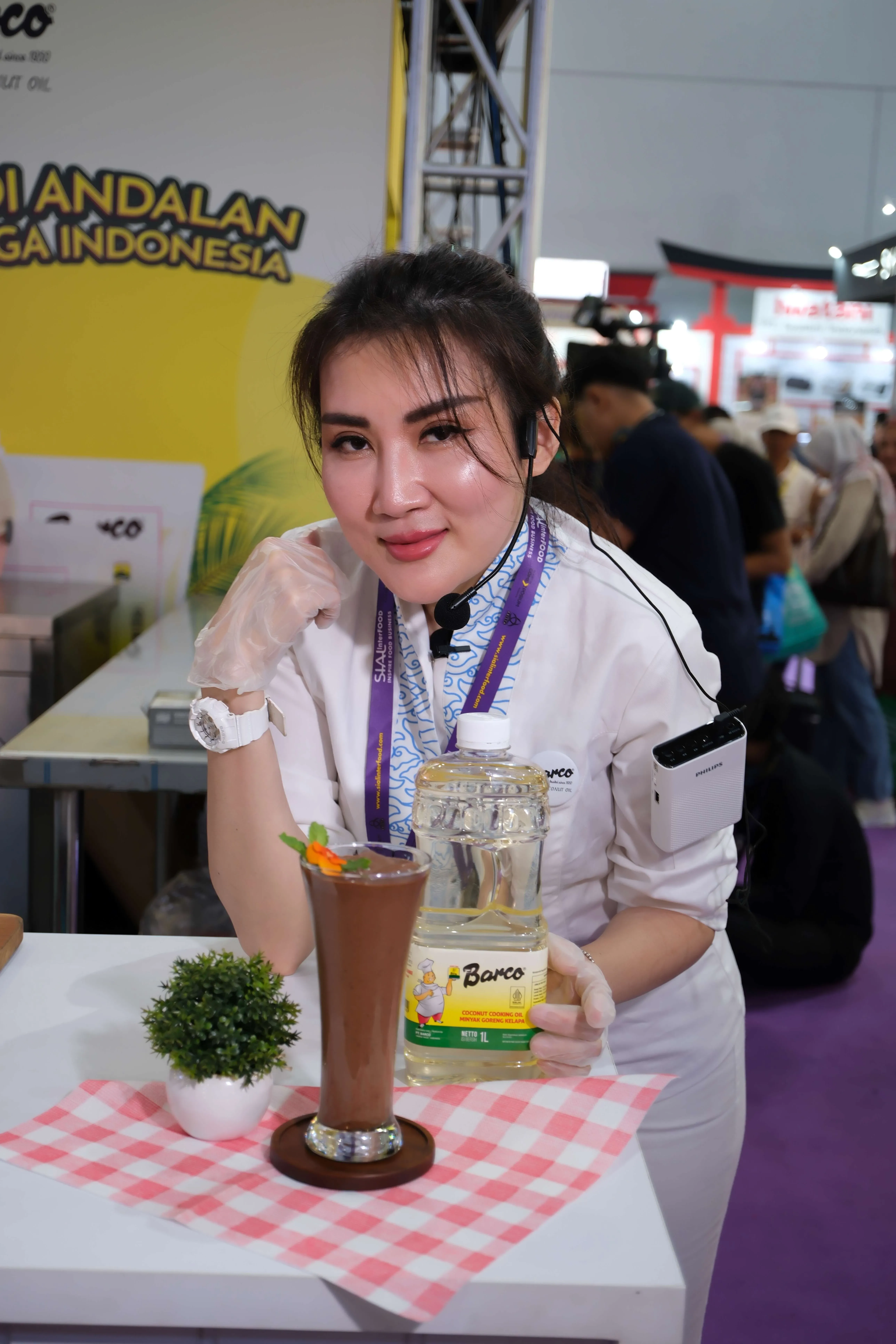 Chef Axhiang saat Cooking Demo di Event SIAL Interfood 2024 JIEXPO