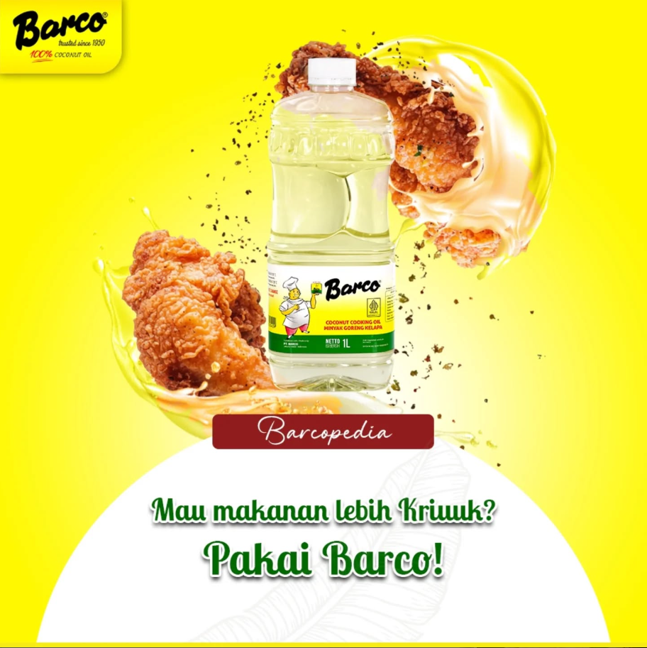 ✨ Rahasia Masakan Garing dan Krispi? Barco Minyak Kelapa! 🥥🍳